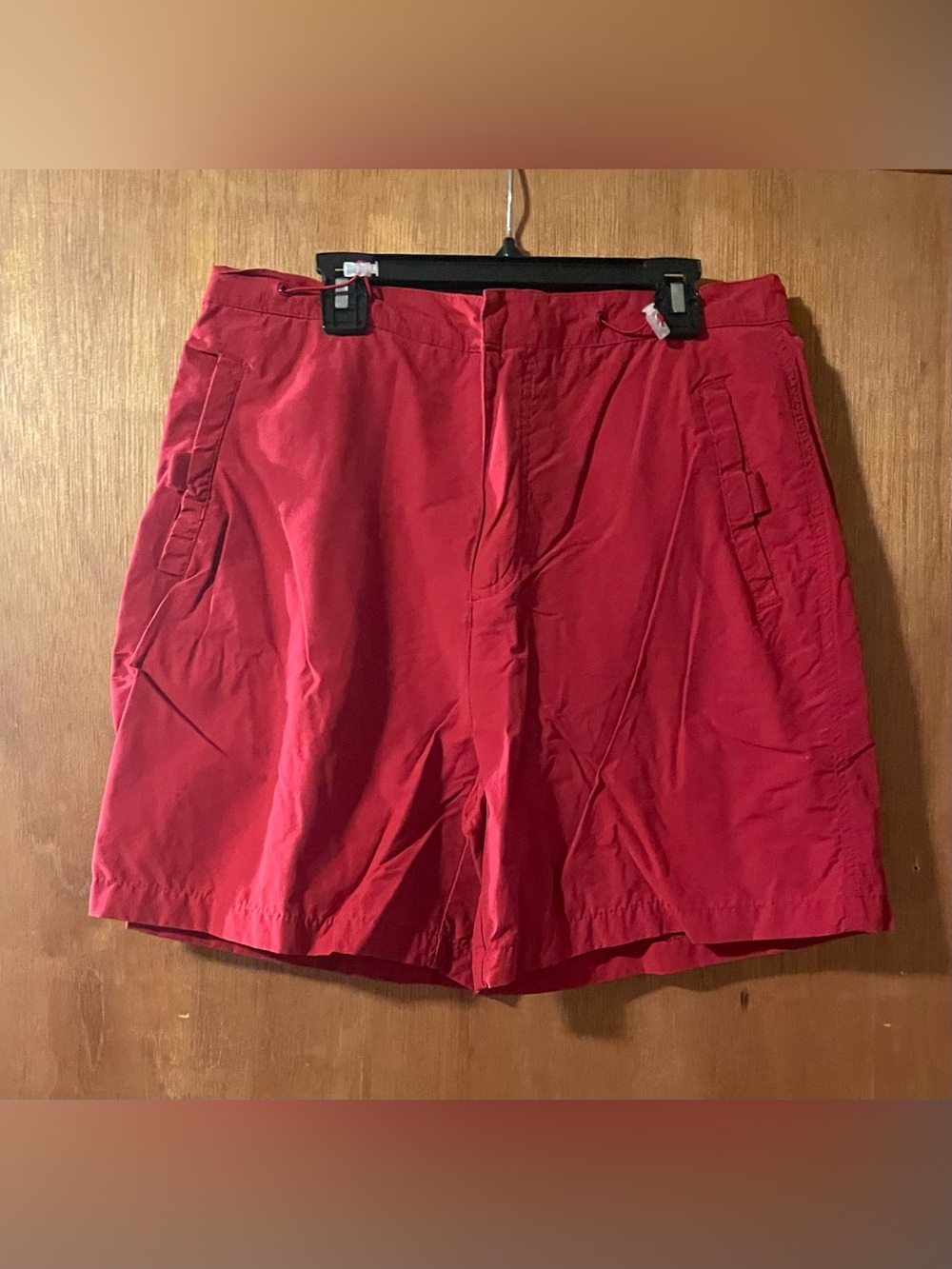 Women’s Vintage Y2K Red Shorts Size Medium Cherokee. Cotton & Nylon Blend